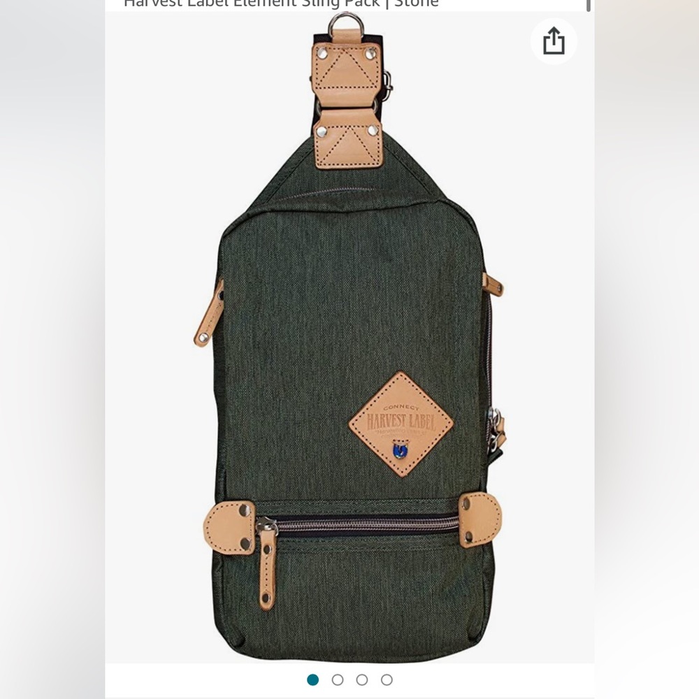 Japanese Crossbody Bag! Forest green